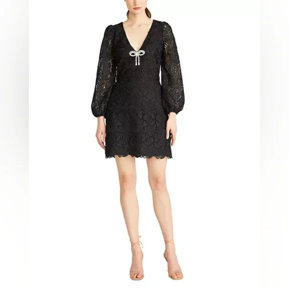 Monique Lhuillier | Dresses | 445 Monique Lhuillier Sydney Lace Crystal Beaded Bow Minidress Size 2 | Poshmark Monique Lhuillier | Dresses | 445 Monique Lhuillier Sydney Lace Crystal Beaded Bow Minidress Size 2 | Poshmark